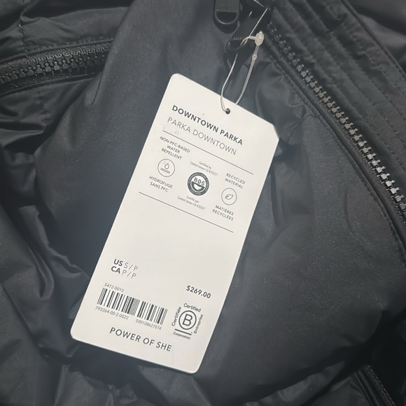 Athleta Downtown Puffer Parka // Black - Picture 14 of 15